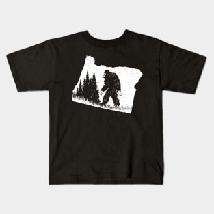 Oregon Bigfoot Kids T-Shirt